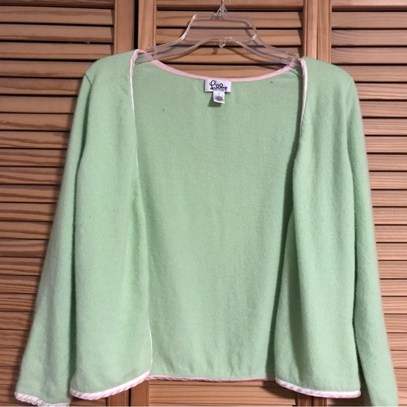 Lilly Pulitzer Sweaters - Lilly Pulitzer Mint Green with Pink Trim